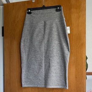 Chic Gray Pencil Skirt for Women